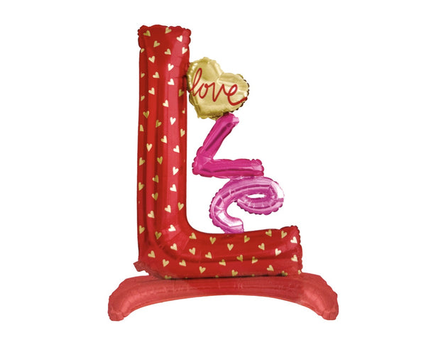 "LOVE" 99CM (39") STANDING FOIL BALLOON